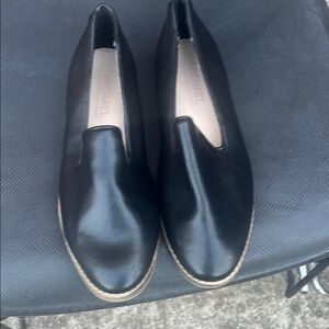 Michael Kors Black Leather Slip-Ons